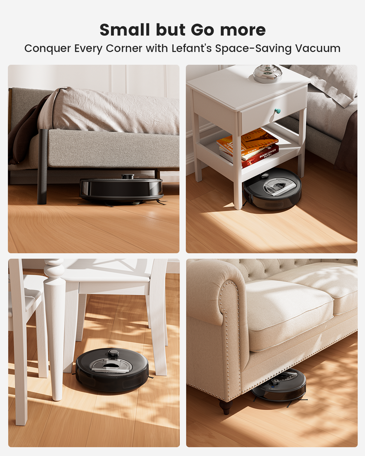 Lefant Robot Vacuum M330PRO Black