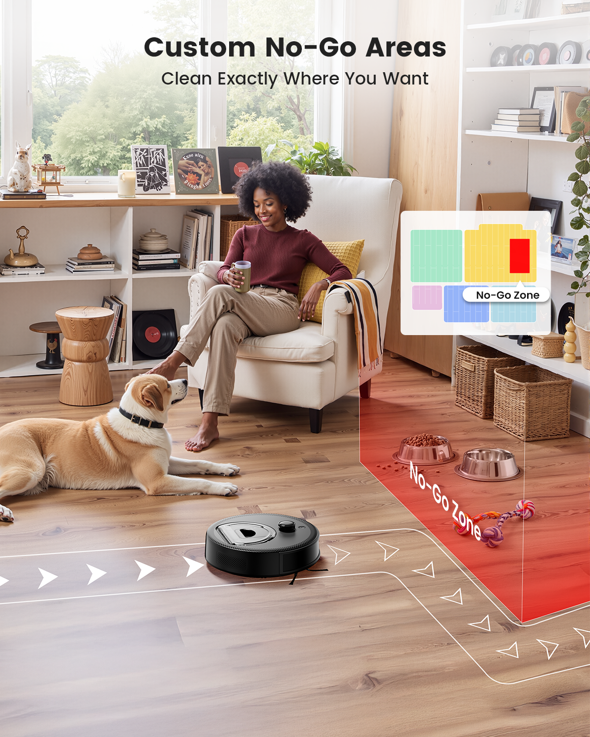 Lefant Robot Vacuum M330PRO Black
