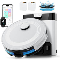 Lefant M2 Pro Robot Vacuum and Mop, 6000Pa Self-Emptying LiDAR Vacuum | Robotic Vacuum & Mop with LiDAR Navigation, PSD Obstacle Avoidance, Multi-Floor Mapping, 140min Battery, WiFi/Alexa