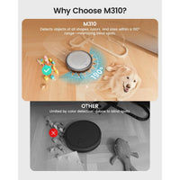 Lefant Robot Vacuum Cleaner with 4500Pa Suction, PSD Obstacle Avoidance, WiFi/App/Voice Control,Ideal for Pet hair, M310