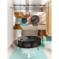 Lefant M265 Robot Vacuum and Mop with 20000Pa Suction, All-in-One Self-Cleaning Dock, Self-Emptying, LiDAR Navigation, Anti-Tangle Pet Hair Cleaning