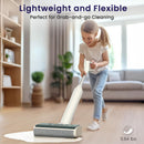 Lefant LS100 Smart Cordless Wet Dry Vacuum Cleaner and Mop for Hard Floors,Lightweight Stick Vacuum with 60 Min Runtime,Great for Sticky Messes and Pet Hair, Space-Saving Design, Ivory White
