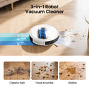 Lefant M350L Robot Vacuum and Mop, 40-Day Self-Emptying, Smart Obstacle Avoidance, WiFi/Alexa, Multi-Floor Mapping, 150 Min Runtime