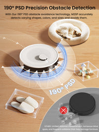 Lefant M2S Pro Robot Vacuum and Mop ,10000Pa, 240Min, Self-Emptying,190° PSD Obstacle Avoidance, dToF LiDAR Multi-Floor Mapping, APP Customized Cleaning, Carpet Detection, 5200mAh Battery