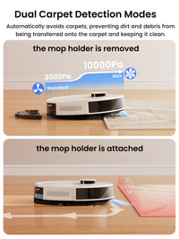 Lefant M2S Pro Robot Vacuum and Mop ,10000Pa, 240Min, Self-Emptying,190° PSD Obstacle Avoidance, dToF LiDAR Multi-Floor Mapping, APP Customized Cleaning, Carpet Detection, 5200mAh Battery