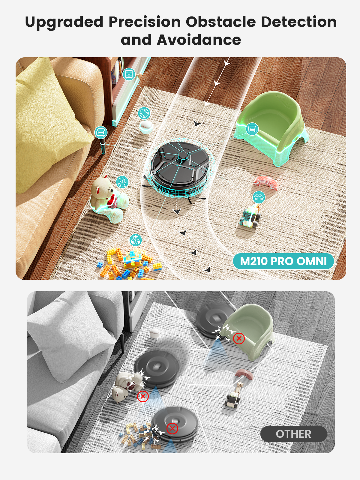 Lefant Robot Vacuum M210 PRO OMNI