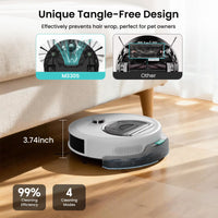 Lefant M330S LiDAR Navigation Robot Vacuum and Mop, 450ml Visible Dustbin, 190° PSD Obstacle Avoidance, Multi-Level Mapping, Robot Vacuum Cleaner for Hardwood Carpets Pet Hair