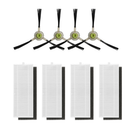 Lefant Replacement Kit – 4 Side Brushes & 4 Filters
