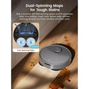 Lefant M3 Max Robot Vacuum and Mop, 113°F Hot Water Auto Mop Washing & Cool Air Drying, Self-Emptying & Refilling