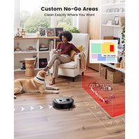 Lefant M330 Robot Vacuum and Mop with LiDAR Navigation, 450ml Visible Dustbin with Obstacle Avoidance, Perfect for Hardwood Carpets