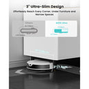 Lefant M310 Ultra Robot Vacuum and Mop Combo, Ultra-thin Robot Vacuum Cleaner with 6000Pa Suction, Ideal for Pet hair