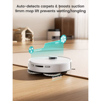 Lefant M3L Robot Vacuum and Mop, 12000Pa Suction, LiDAR Obstacle Avoidance, All-in-One for Pet Hair Carpet