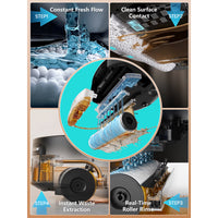 Lefant M265 Robot Vacuum and Mop with 20000Pa Suction, All-in-One Self-Cleaning Dock, Self-Emptying, LiDAR Navigation, Anti-Tangle Pet Hair Cleaning
