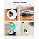 Lefant M330S LiDAR Navigation Robot Vacuum and Mop, 450ml Visible Dustbin, 190° PSD Obstacle Avoidance, Multi-Level Mapping, Robot Vacuum Cleaner for Hardwood Carpets Pet Hair