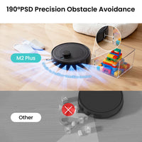 Lefant M2 Plus LiDAR Navigation Robot Vacuum and Mop, 7000Pa Suction, Multi-Floor Mapping, Self-Emptying and Filling, Robot Vacuum for Floors Pet Hair